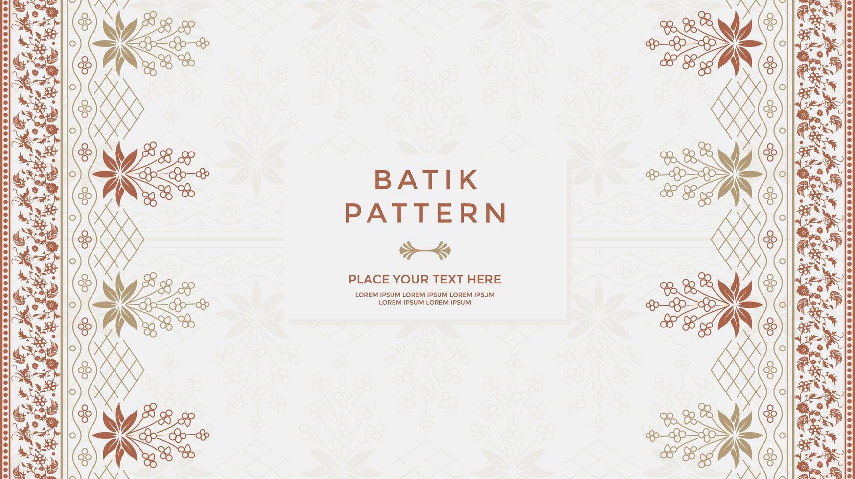 floral frame border vintage ornament invitation greeting card template vector