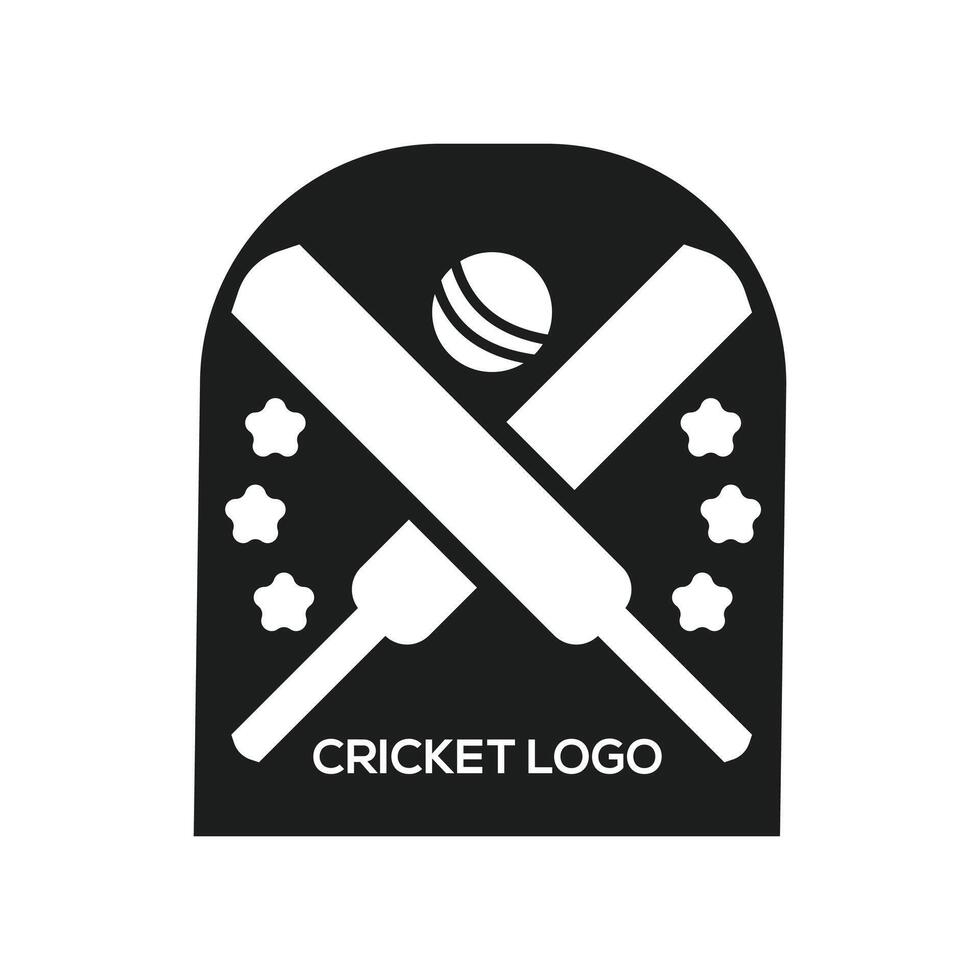 Cricket Logo design vector