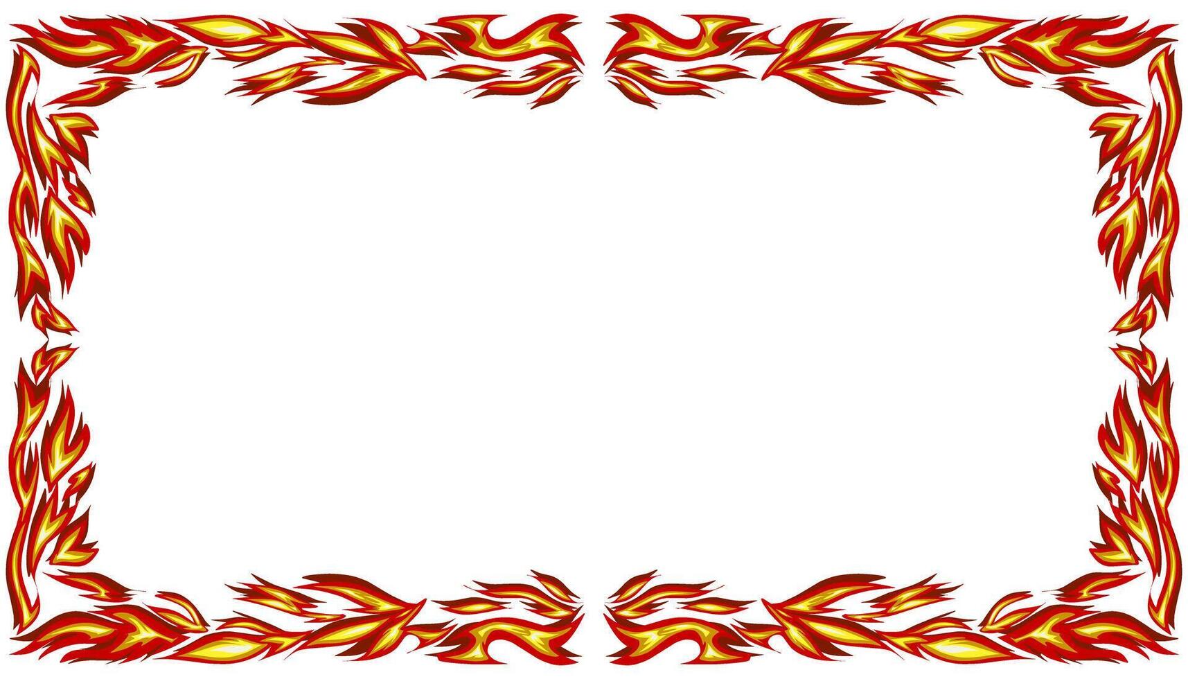 Fire frame design. Perfect for book cover cards, backgrounds, wallpapers, banners, posters vector