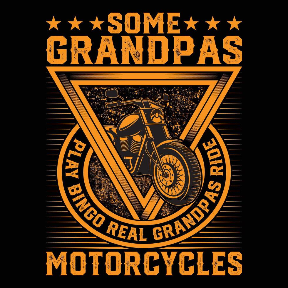 Motorcycle T Shirt Design vector