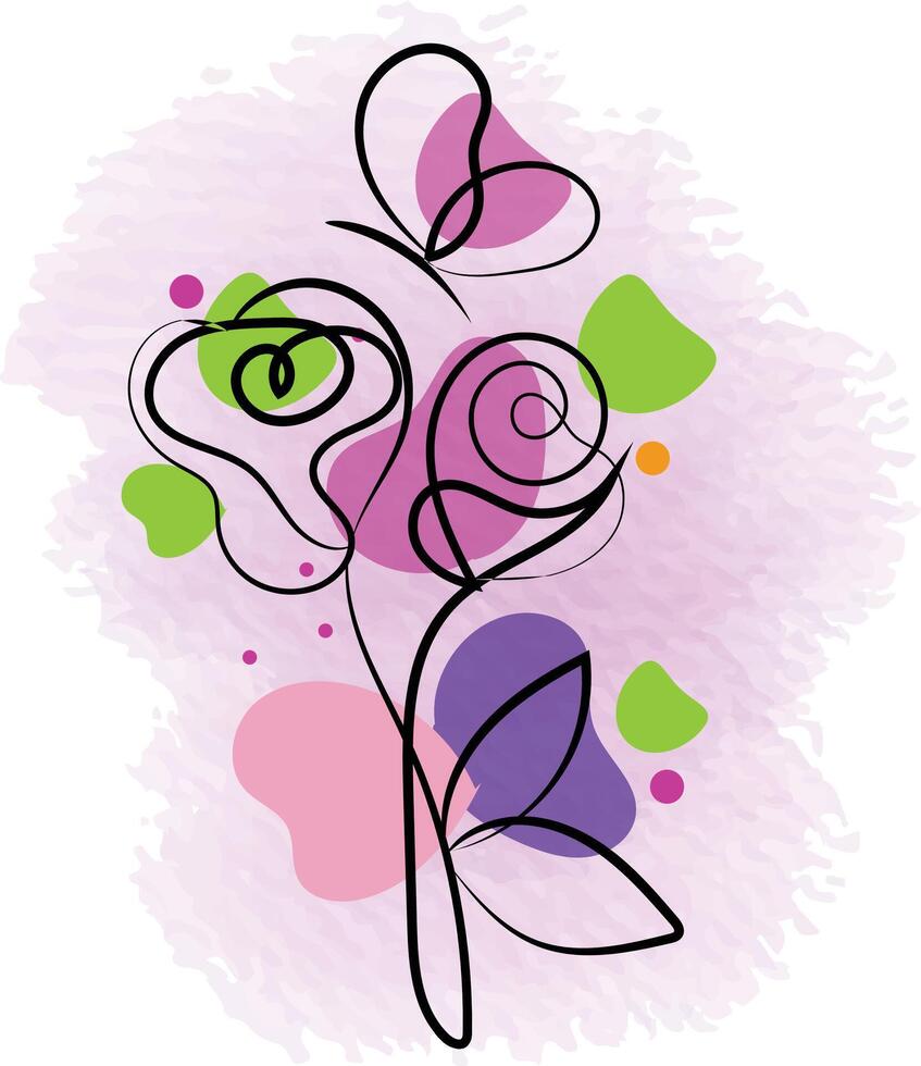 Botanical arts design vector