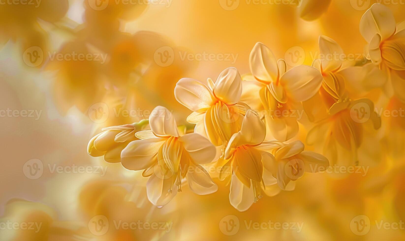 Close-up of a laburnum flower cluster photo