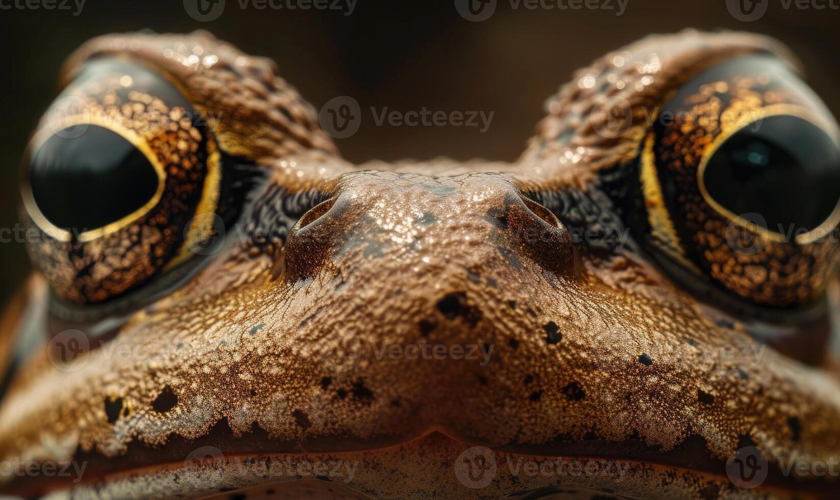 Extreme close-up of Rana arvalis eyes photo