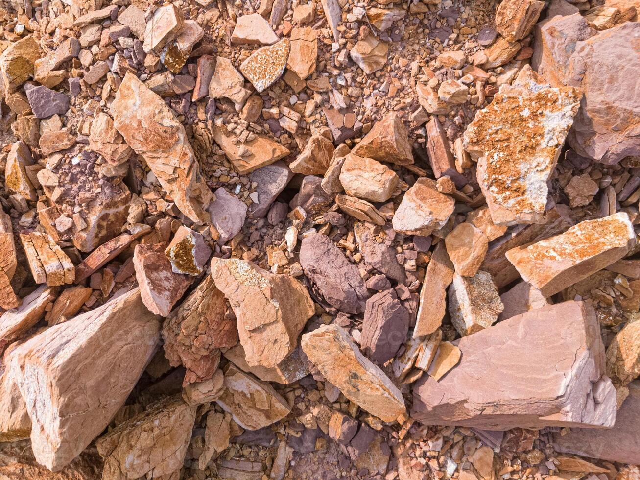 Foto de fondo de la naturaleza de la textura de las piedras.