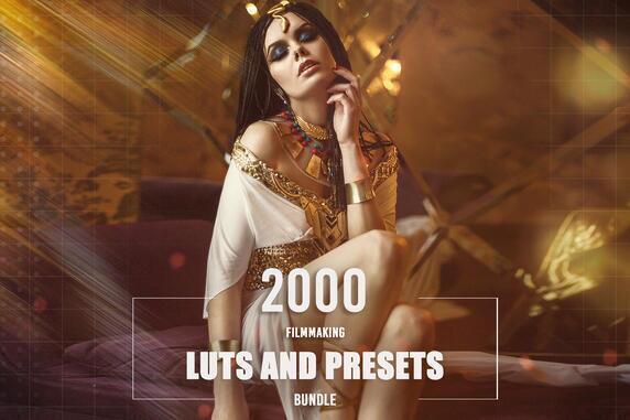 2000 filmskapande luts och förinställningar bunt bundle