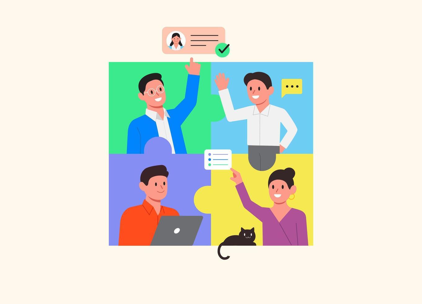 Recruit New Team Member. People Characters Choosing Best Candidate for Job. Human Resource Management and Hiring Concept. Flat Isometric Illustration. vector