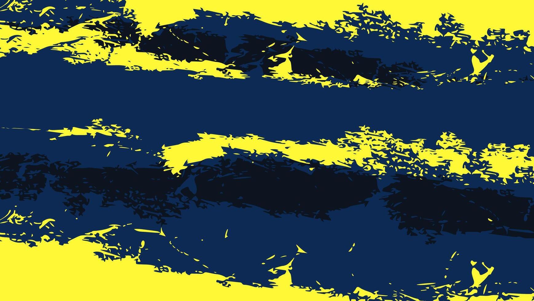 resumen amarillo en oscuro azul grunge rasguño textura diseño antecedentes vector