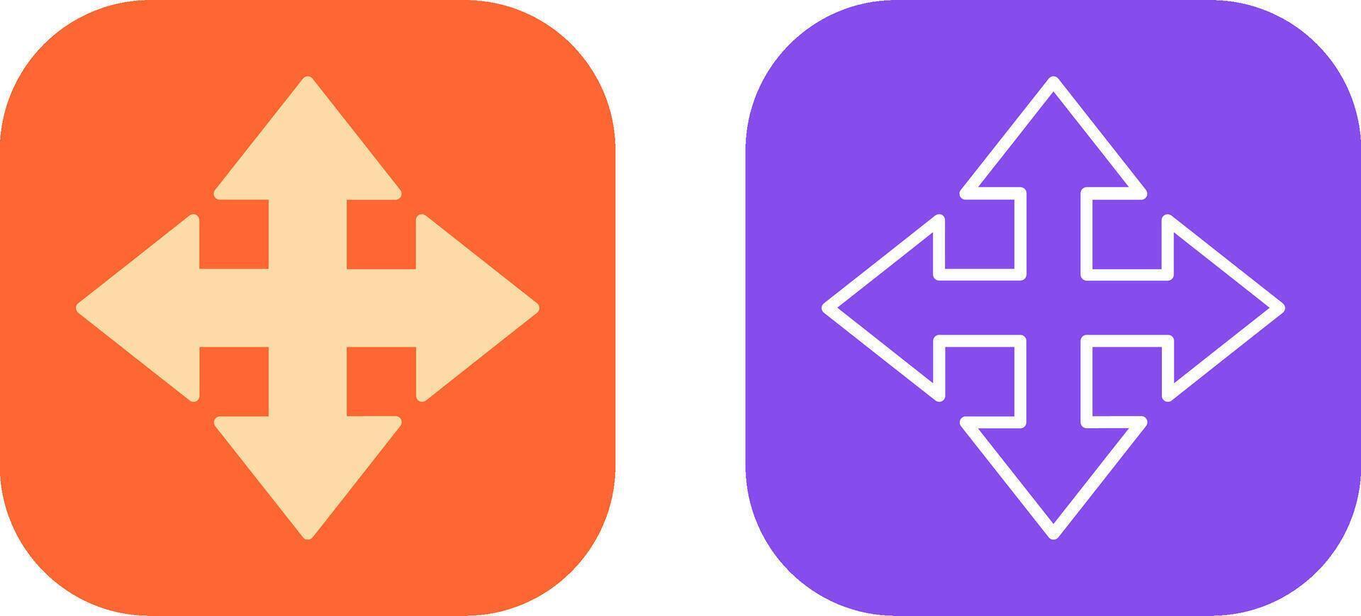 Move Arrow Icon Design vector