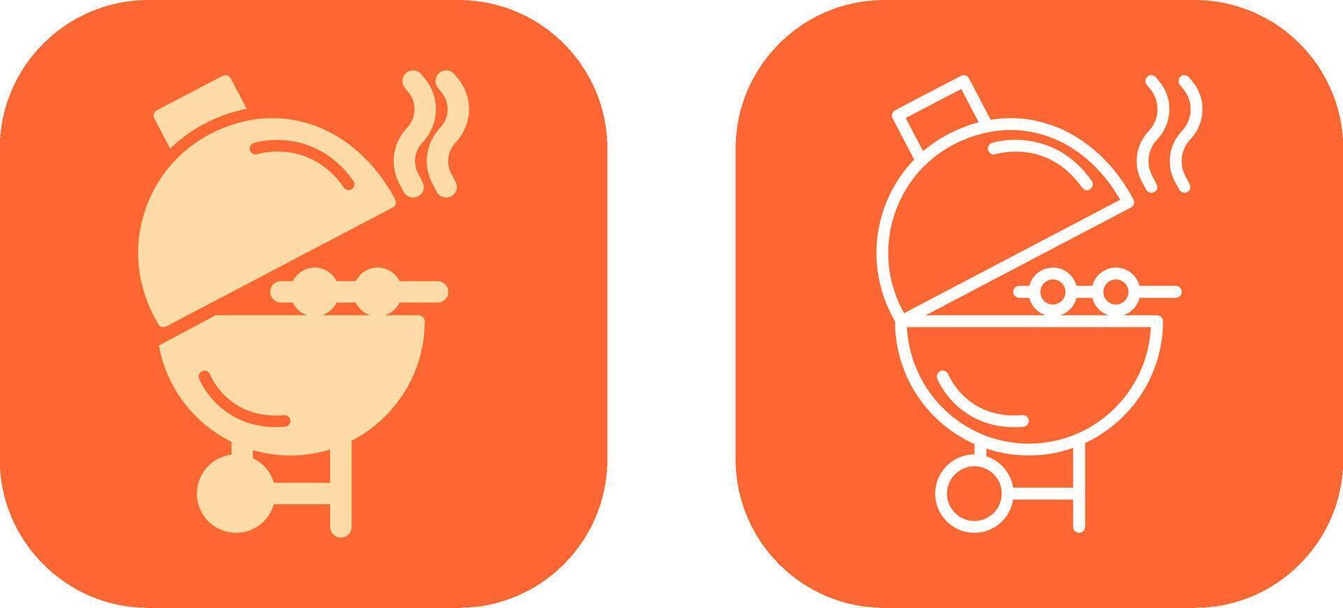 BBQ Icon Design vector