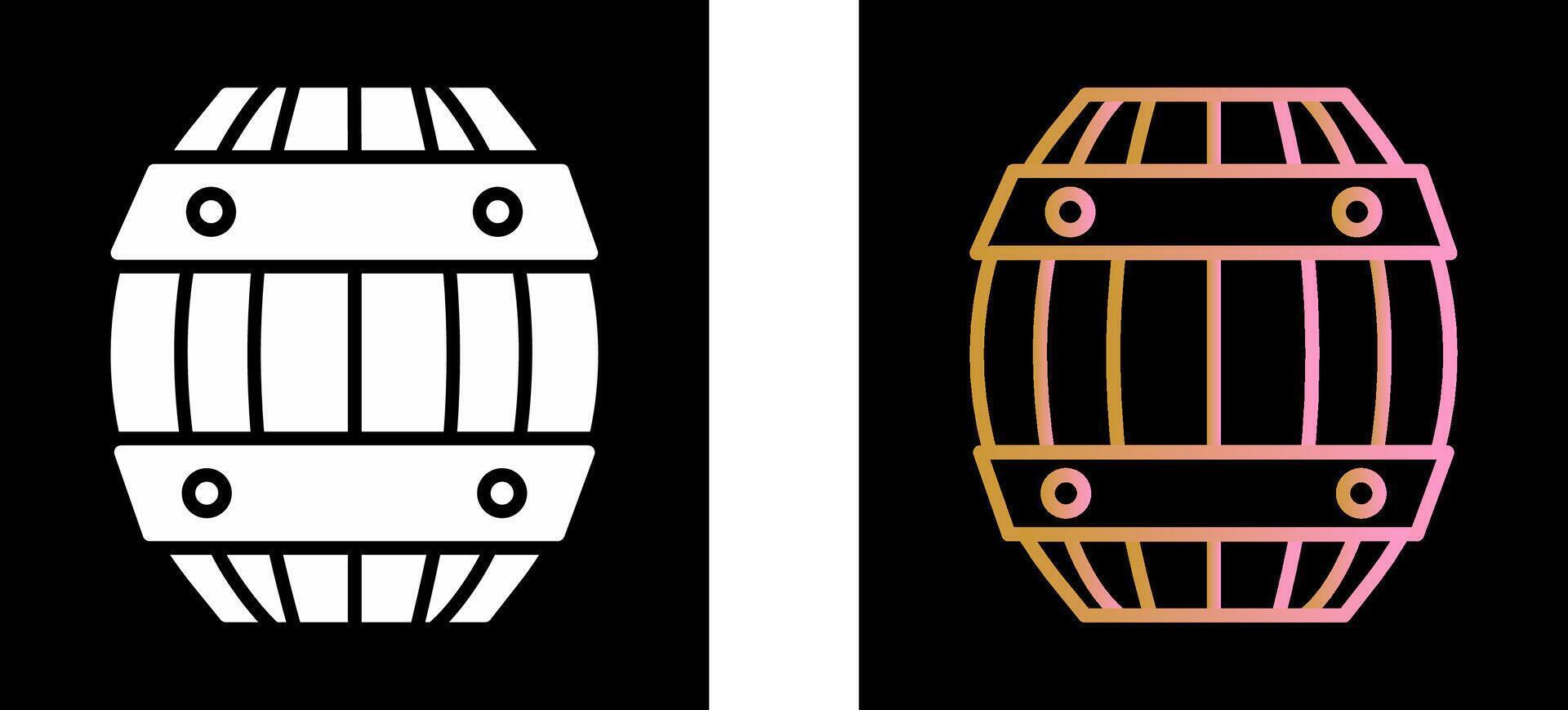 Barrel Icon Design vector