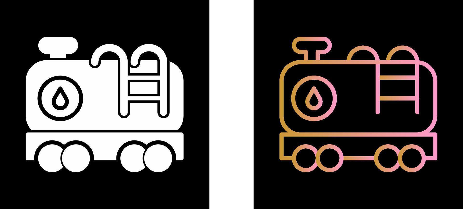 Tank Wagon Icon Design vector