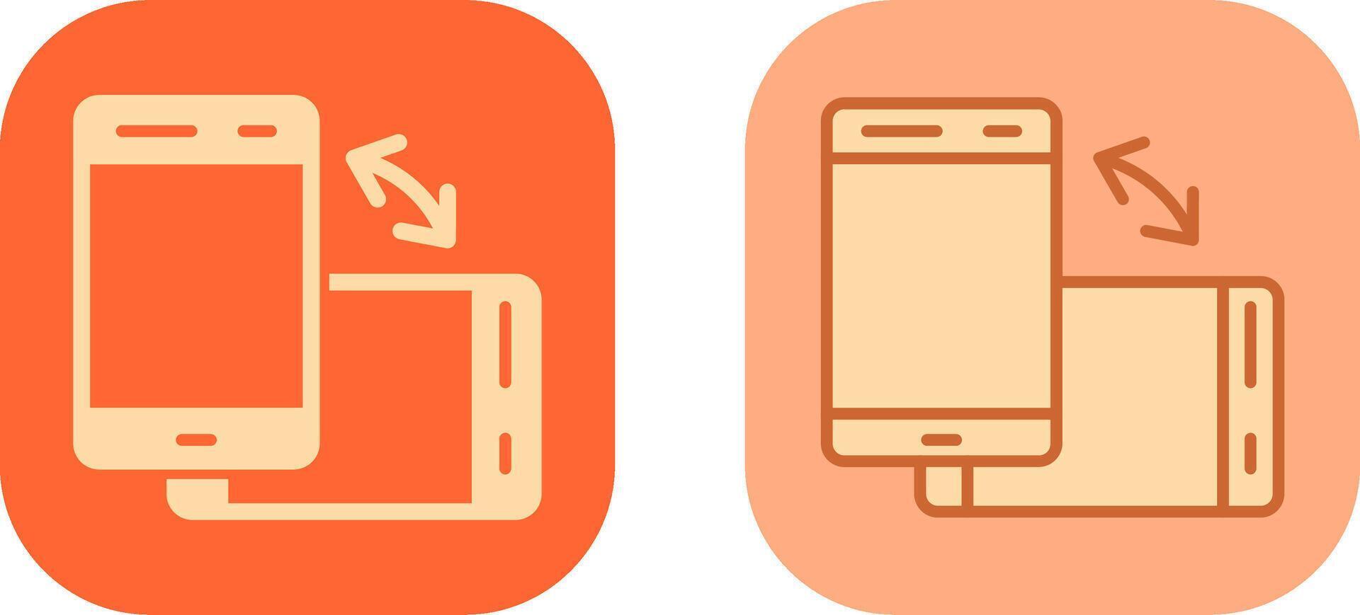 Portrait Orientation Icon Design vector