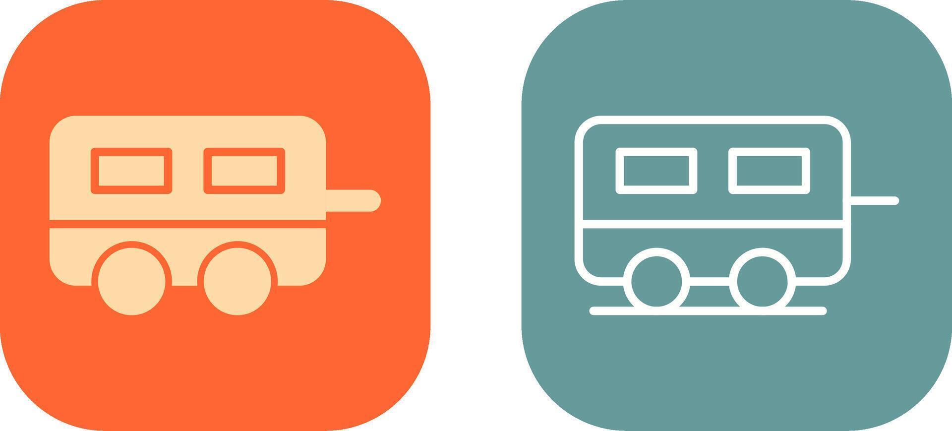 Caravan Icon Design vector