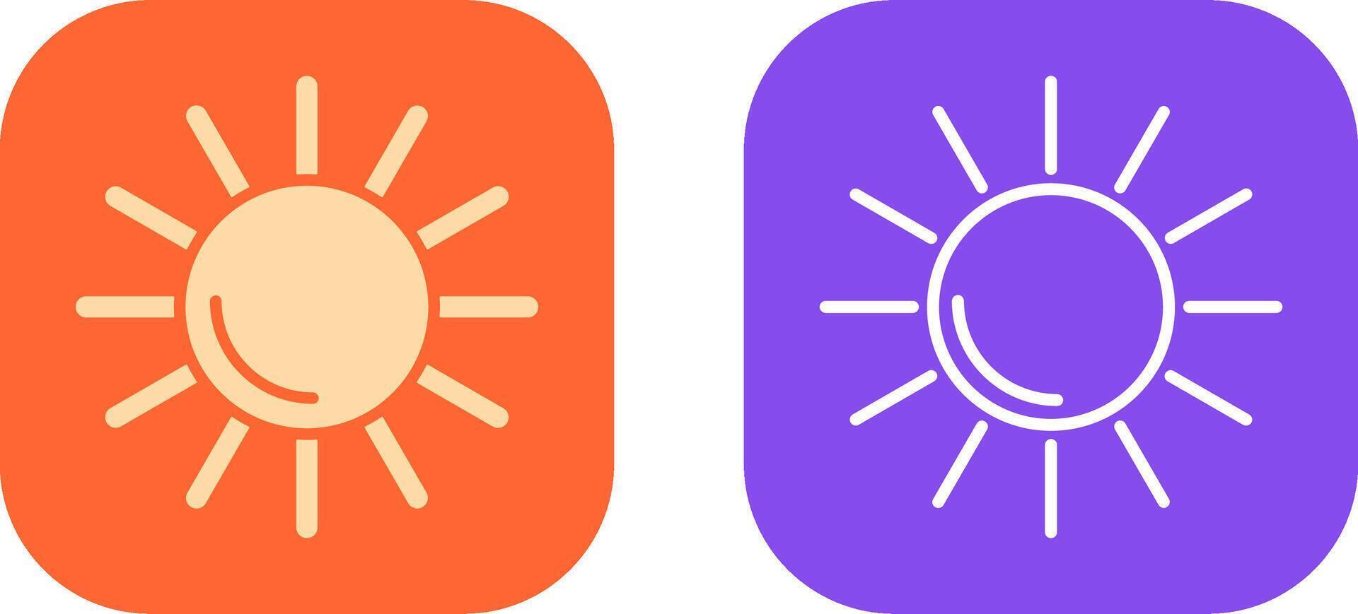 Sun Icon Design vector