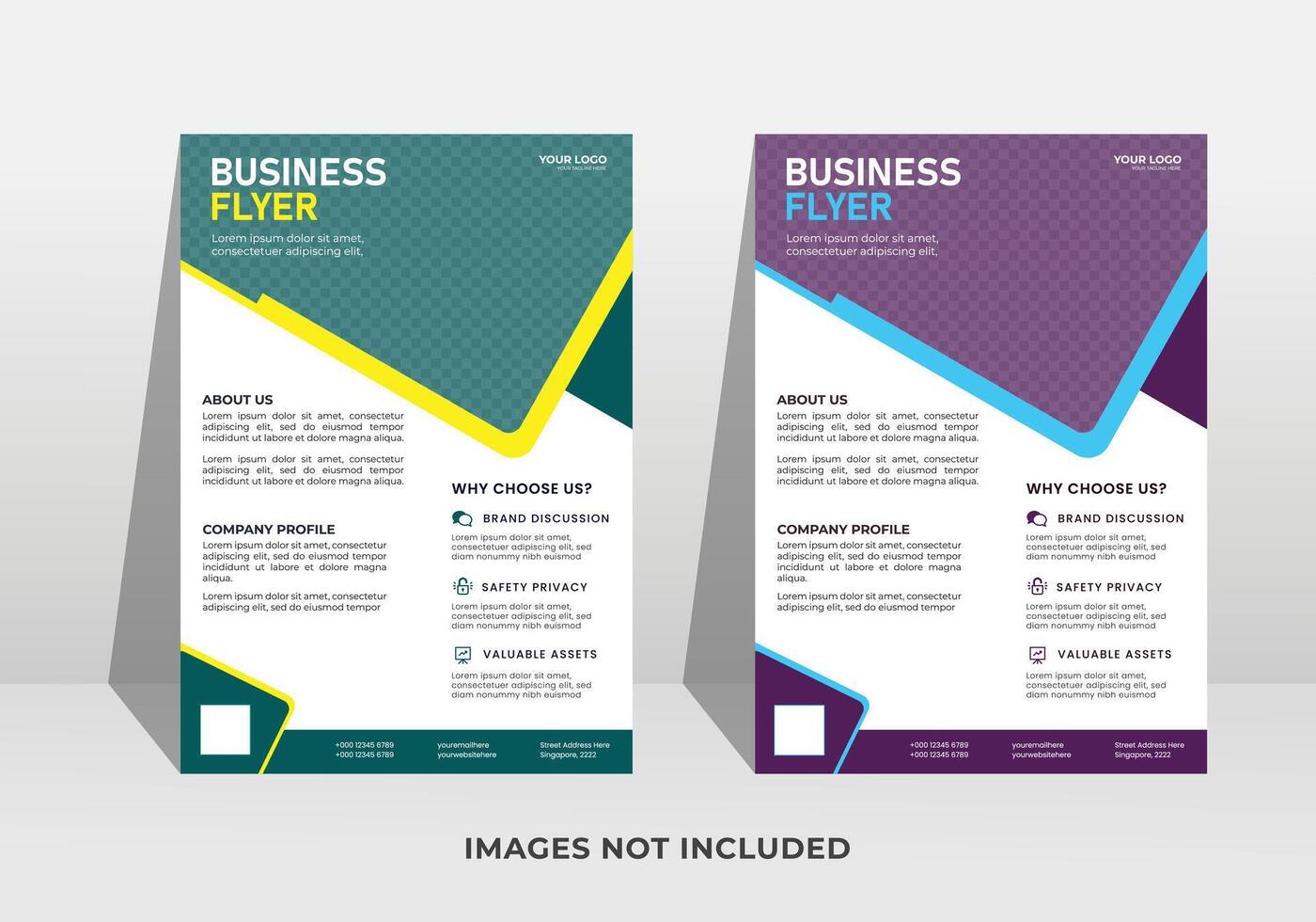 Modern flyer design template , Leaflet, presentation book cover templates,Flyer layout in A4 size vector