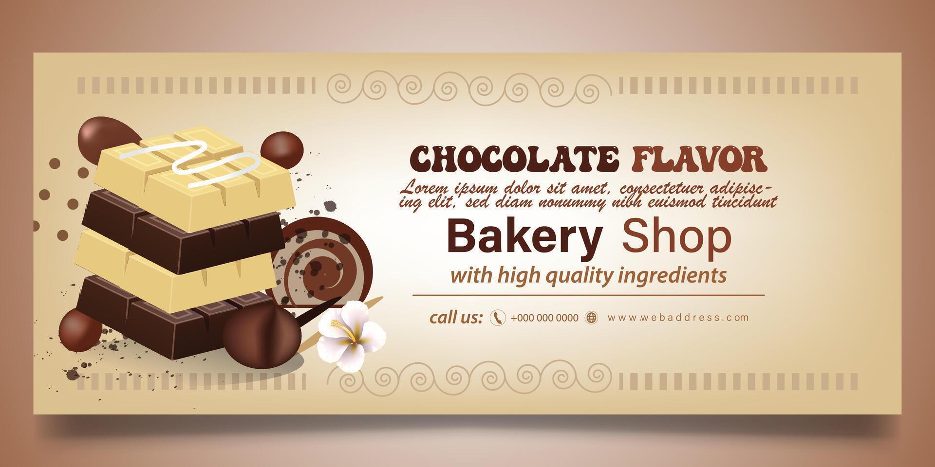 Bakery Shop banner design vector