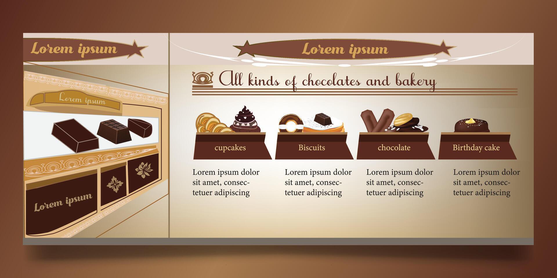 Bakery banner design vector