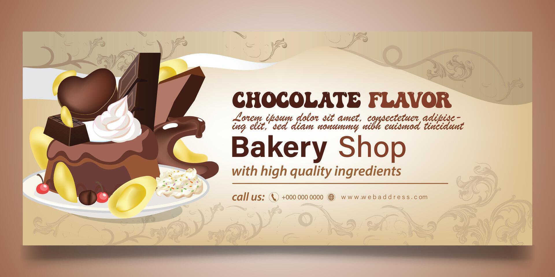 Bakery Shop banner design vector