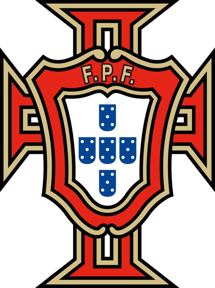 el logo de el nacional fútbol americano equipo de Portugal vector