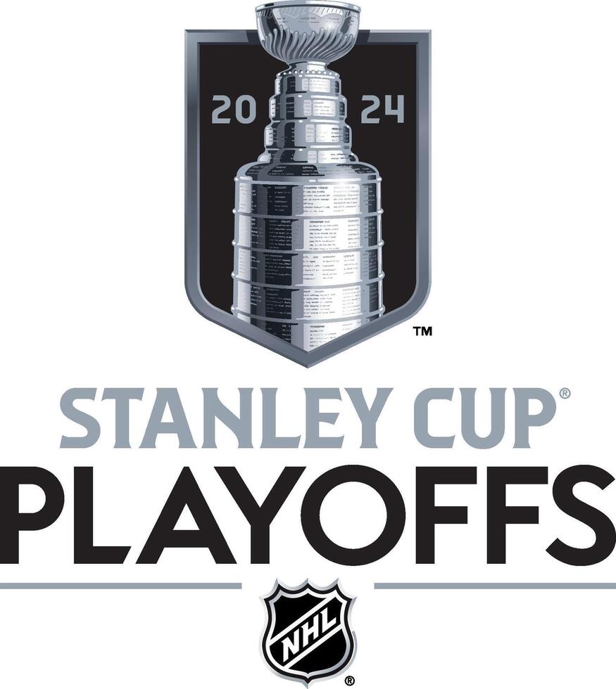 logo de el nhl playoffs vector