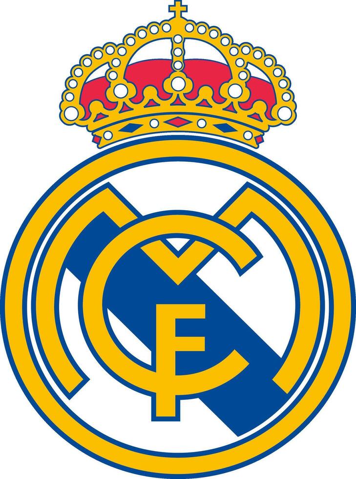 logo de el real Madrid fútbol americano club vector