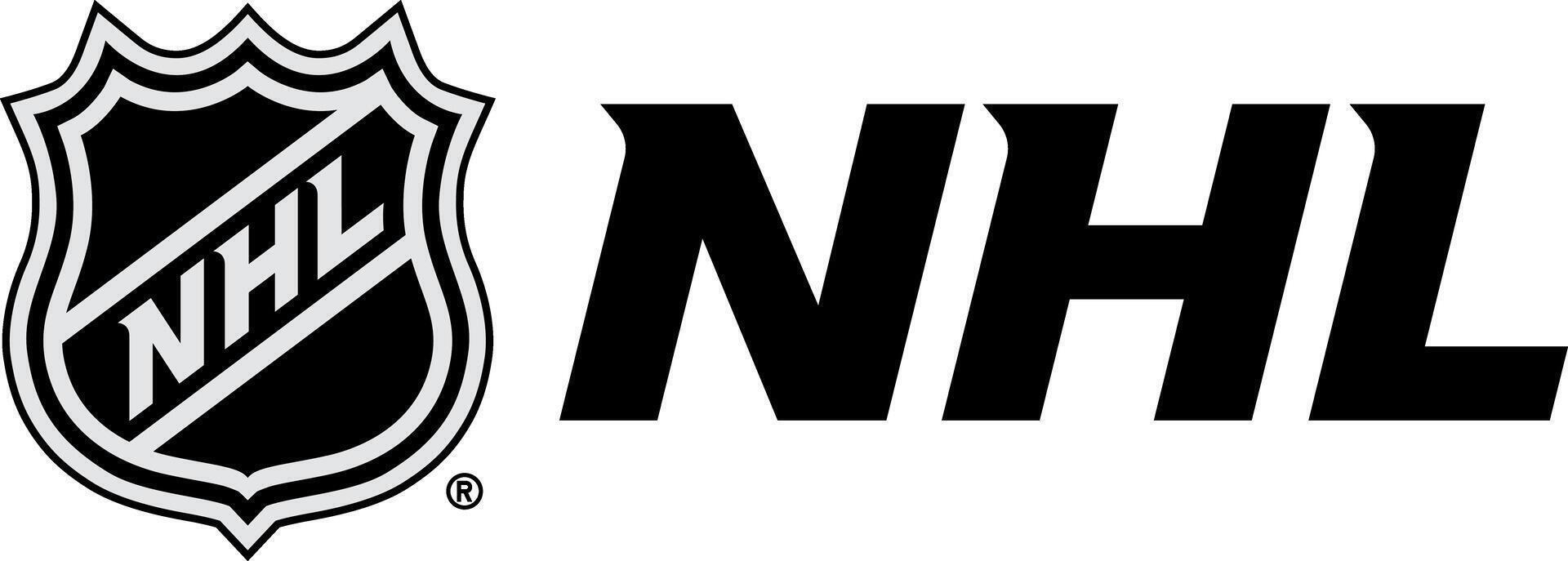 el nacional hockey liga logo con el inscripción vector