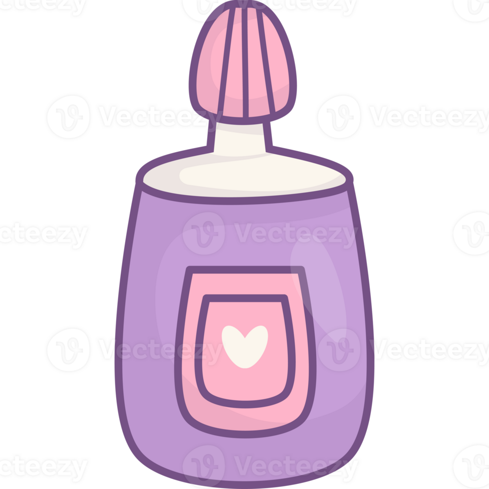 Cosmetic product color drawing png