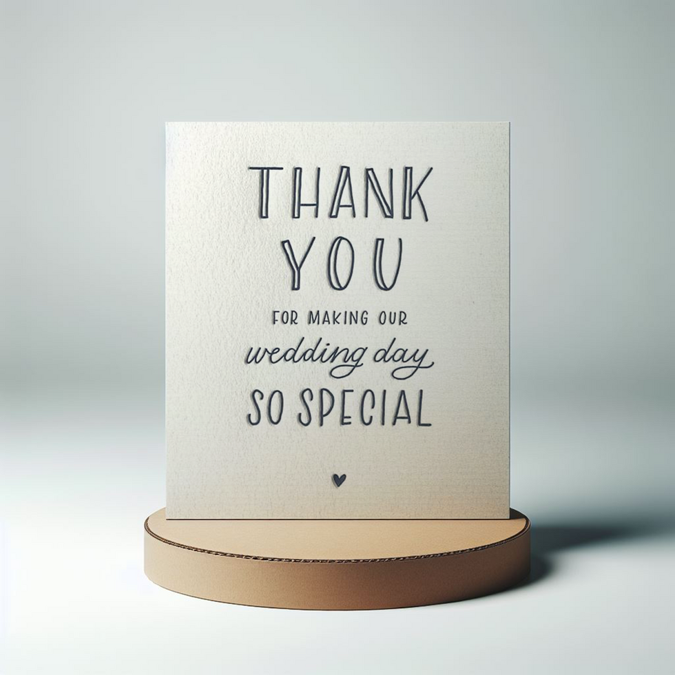 A White Card with a Message Mockup psd