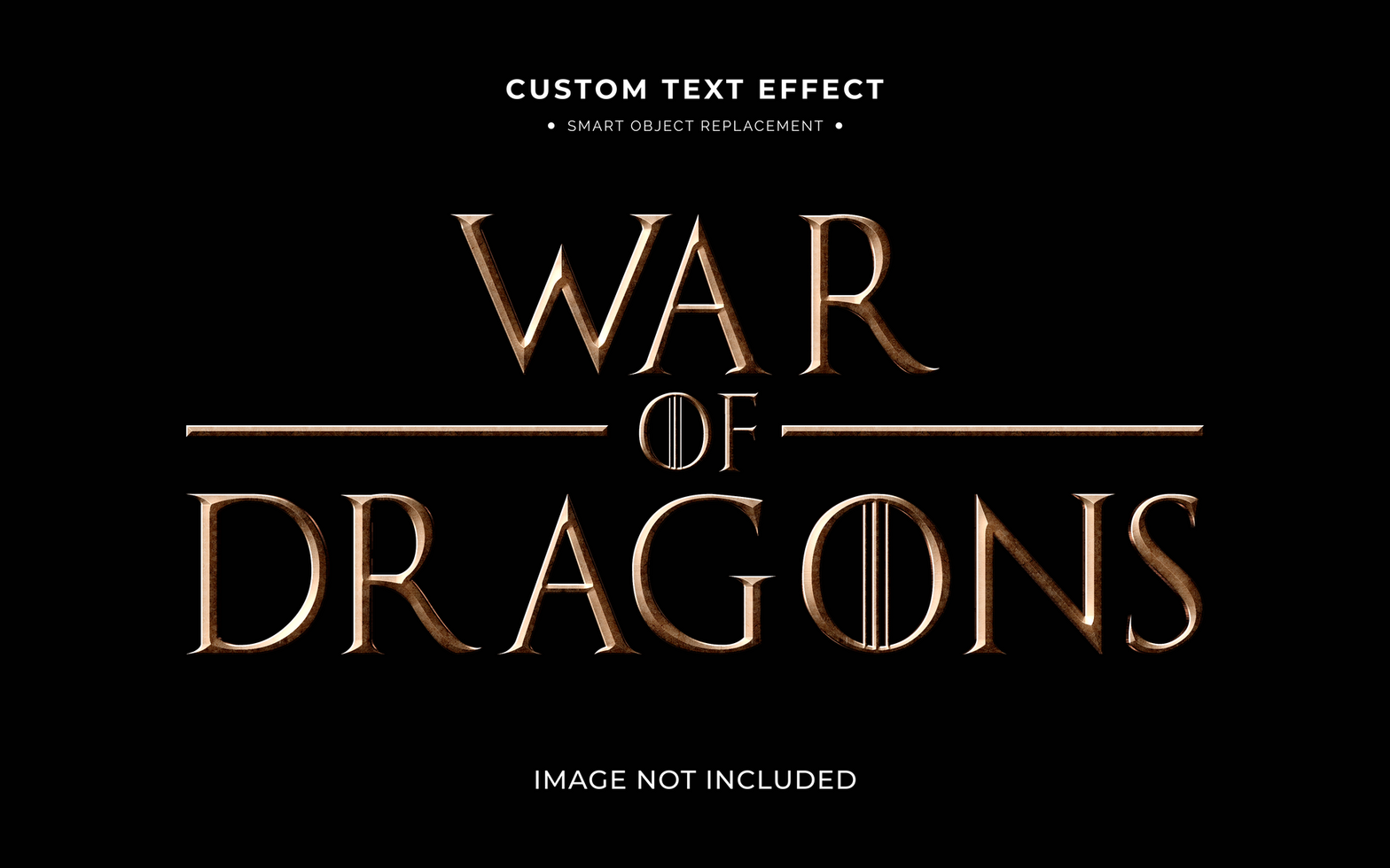 Movie and game 3d text style effect psd