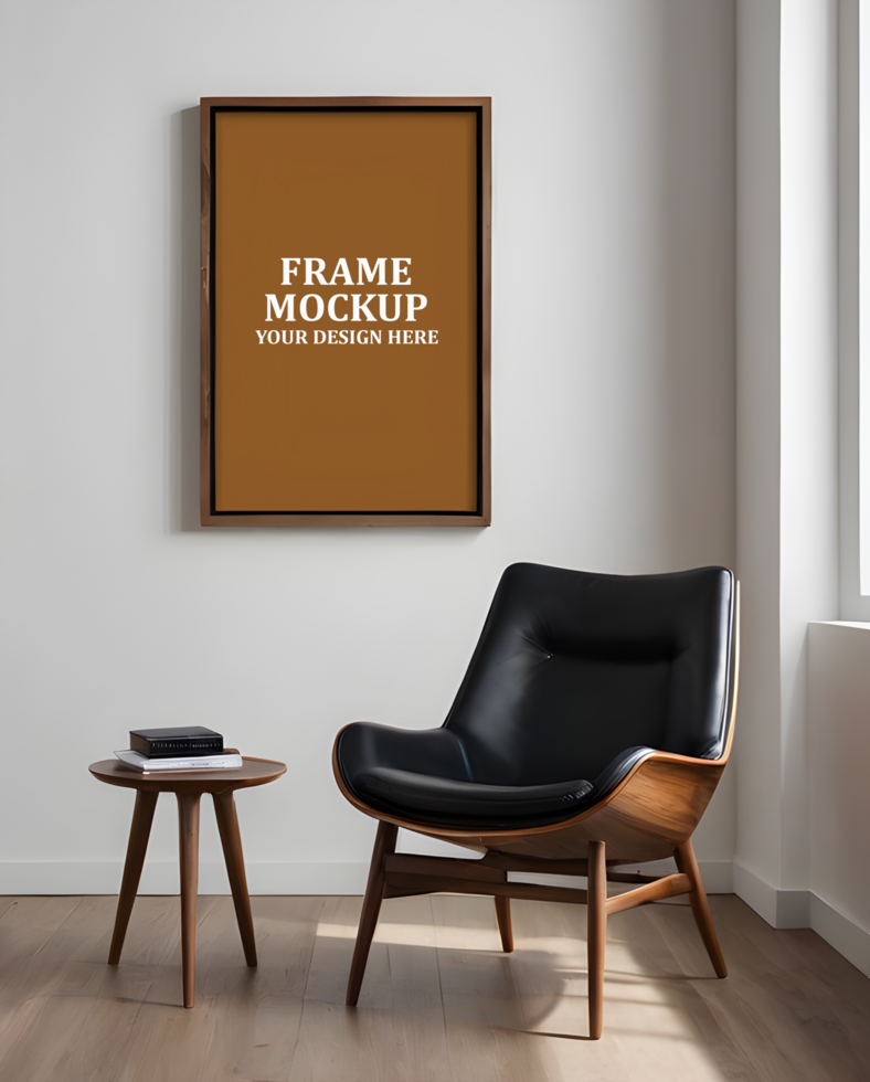 Frame mockup template modern psd