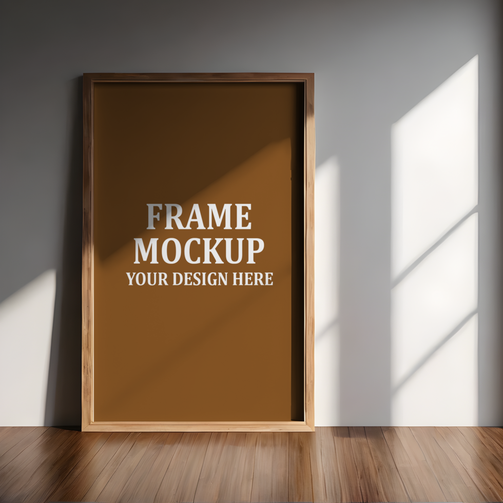 Frame mockup template modern psd