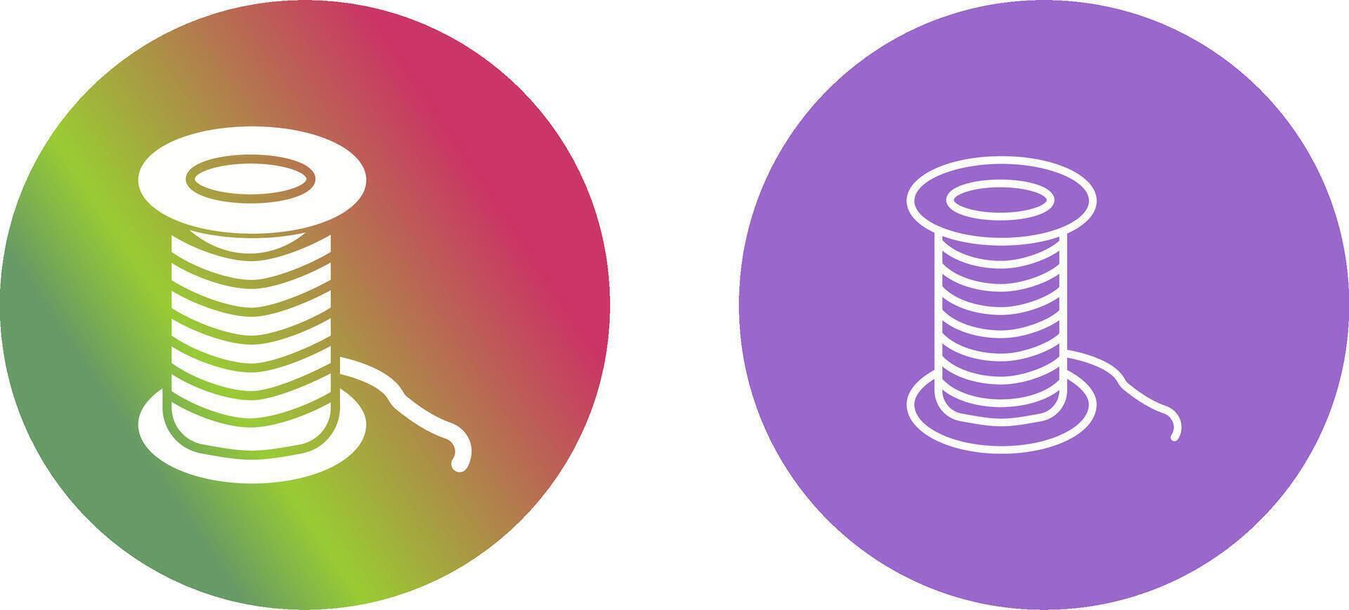 Thread Icon Design vector