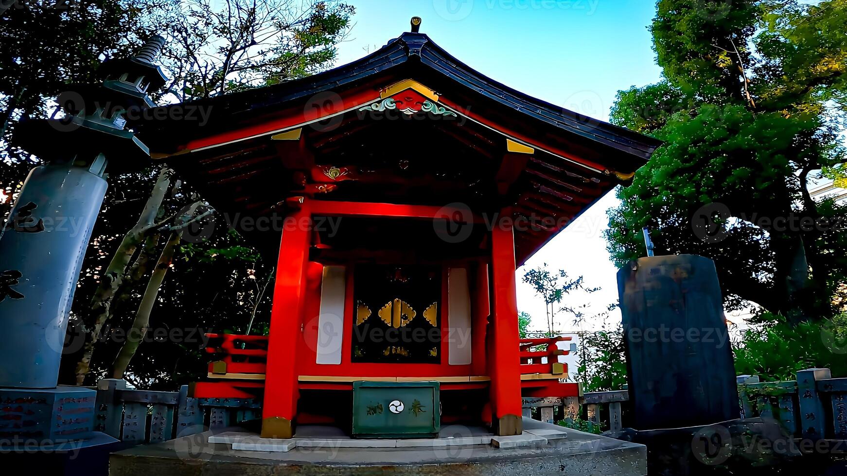 Seki Shrine, the god of hair, within the precincts of Oji Shrine.Oji Shrine is a shrine located in Oji Honmachi, Kita Ward, Tokyo, Japan. photo