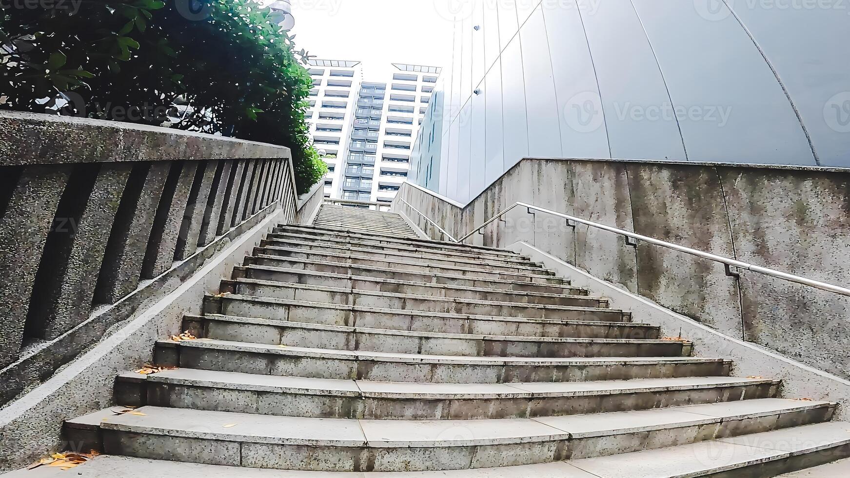 Approach to a shrine in the city.Miyamasu Mitake Shrine is a shrine in Shibuya Ward, Tokyo, Japan. There is a guardian dog that is said to be modeled after the extinct Japanese wolf. photo