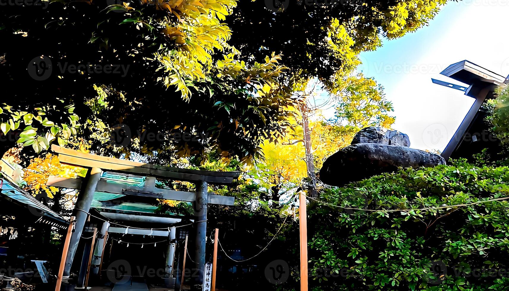 shimane washi santuario, situado en shimano, adachi pabellón, tokio, japón.esto zona es dijo a tener estado un antiguo ensenada, dónde el Dioses aterrizado por bote, y eso es dijo ese Takeru Takeru de Japón adorado foto