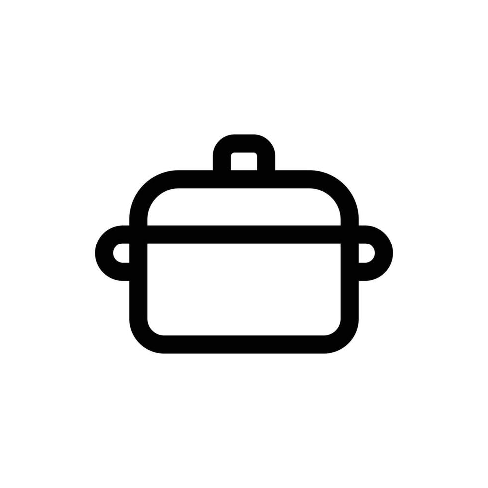 Simple Pot icon. The icon can be used for websites, print templates, presentation templates, illustrations, etc vector