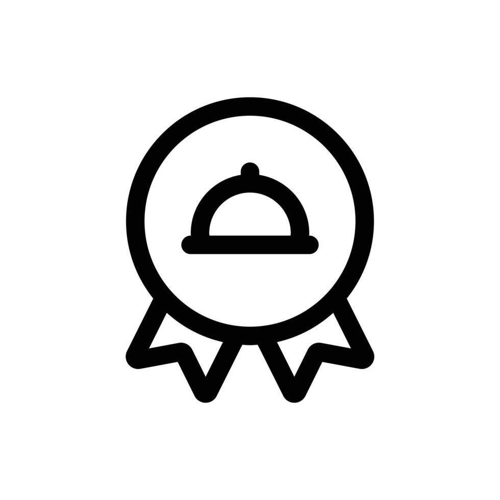 Simple Best Quality Food icon. The icon can be used for websites, print templates, presentation templates, illustrations, etc vector