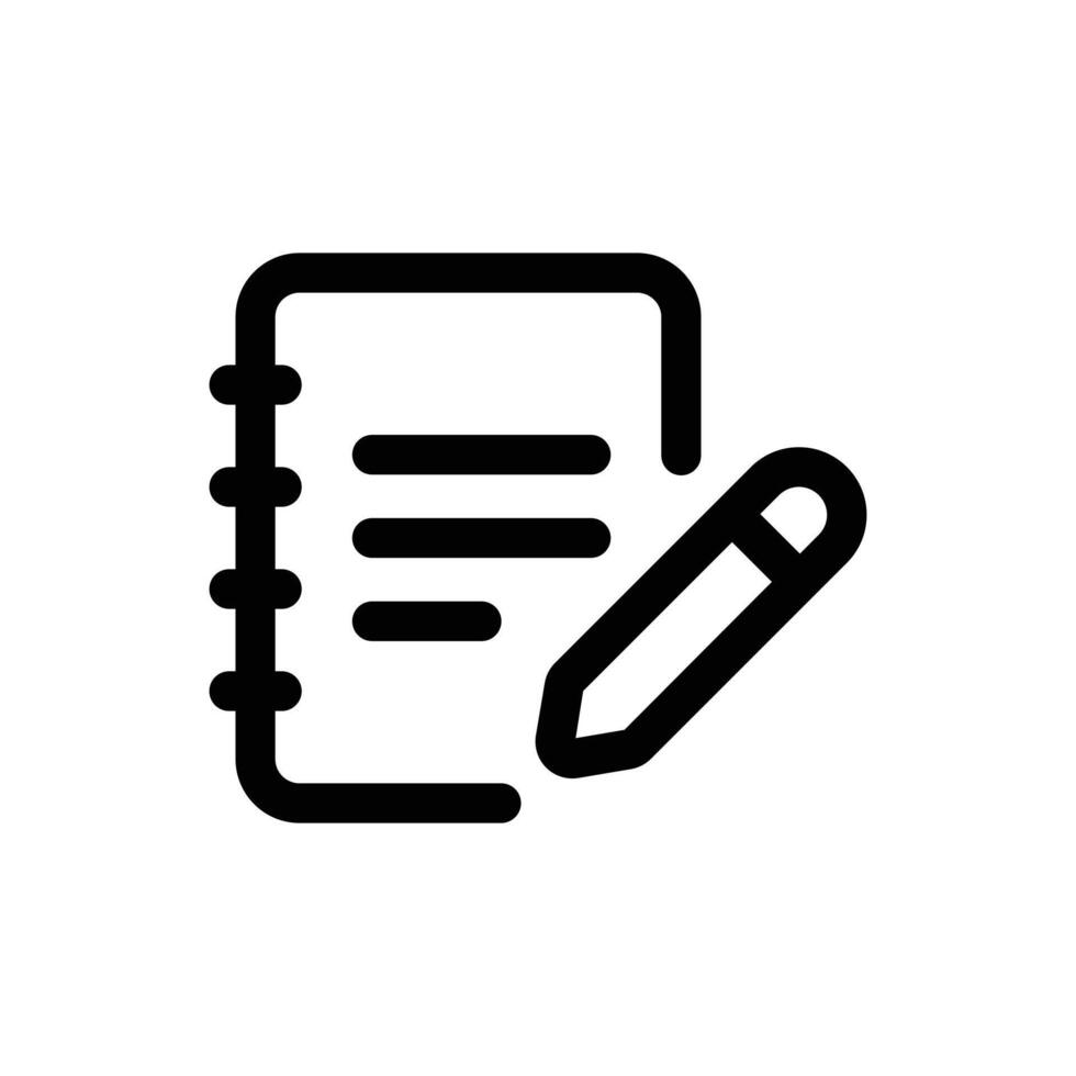 Simple Homework icon. The icon can be used for websites, print templates, presentation templates, illustrations, etc vector