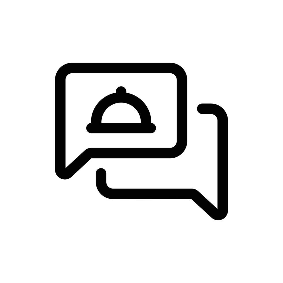 Simple Food Order icon. The icon can be used for websites, print templates, presentation templates, illustrations, etc vector