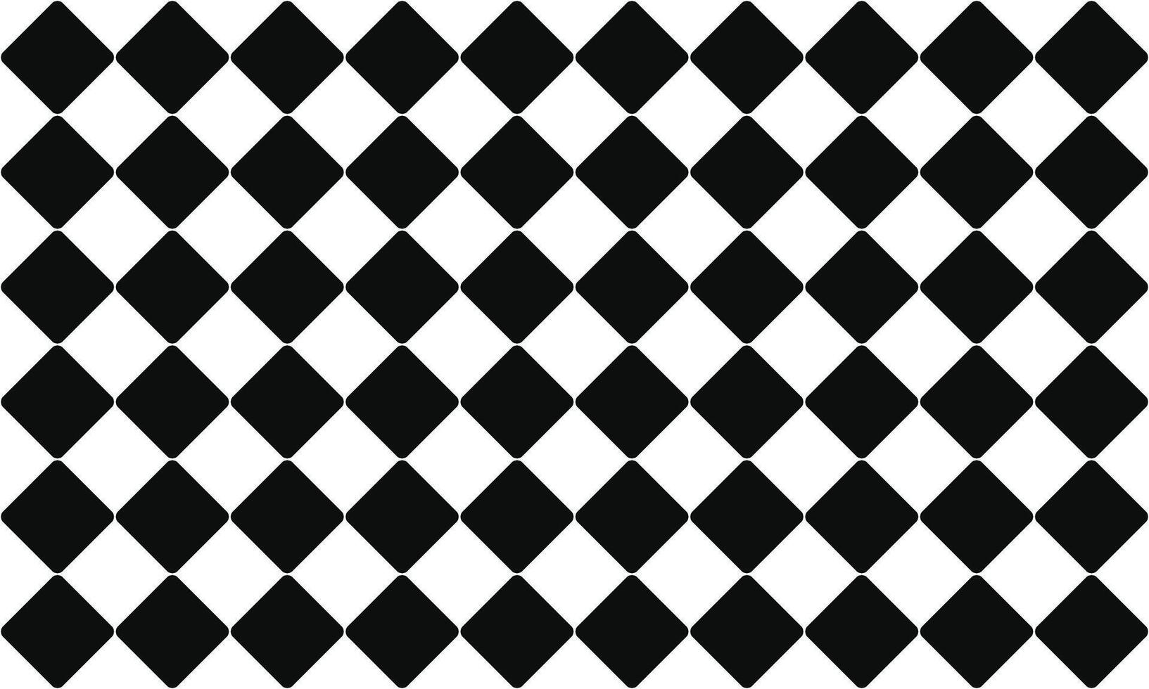 seamless pattern with black and white rhombus vector