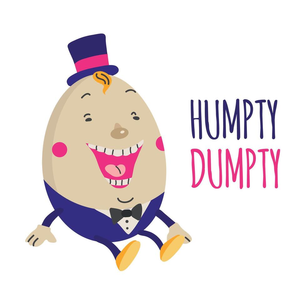 Humpty Dumpty icon clipart avatar logotype isolated illustration vector