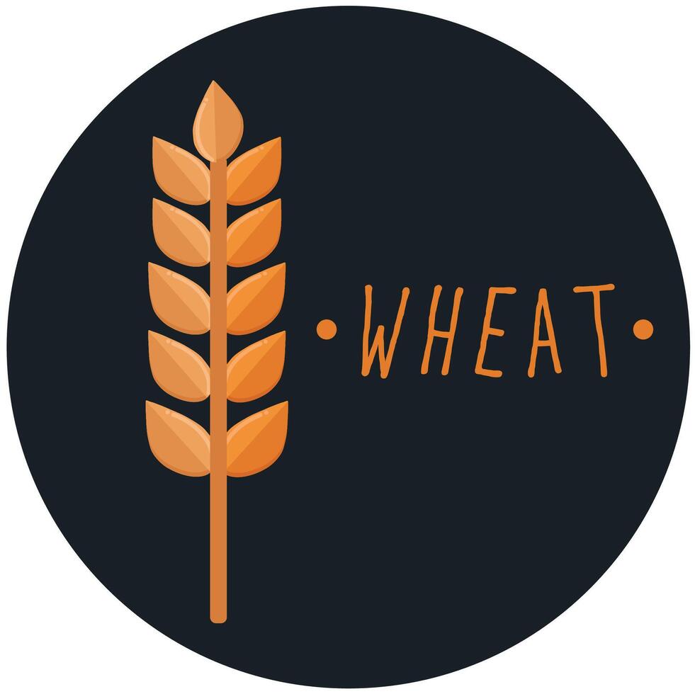 Wheat icon clipart avatar logotype isolated illustration vector