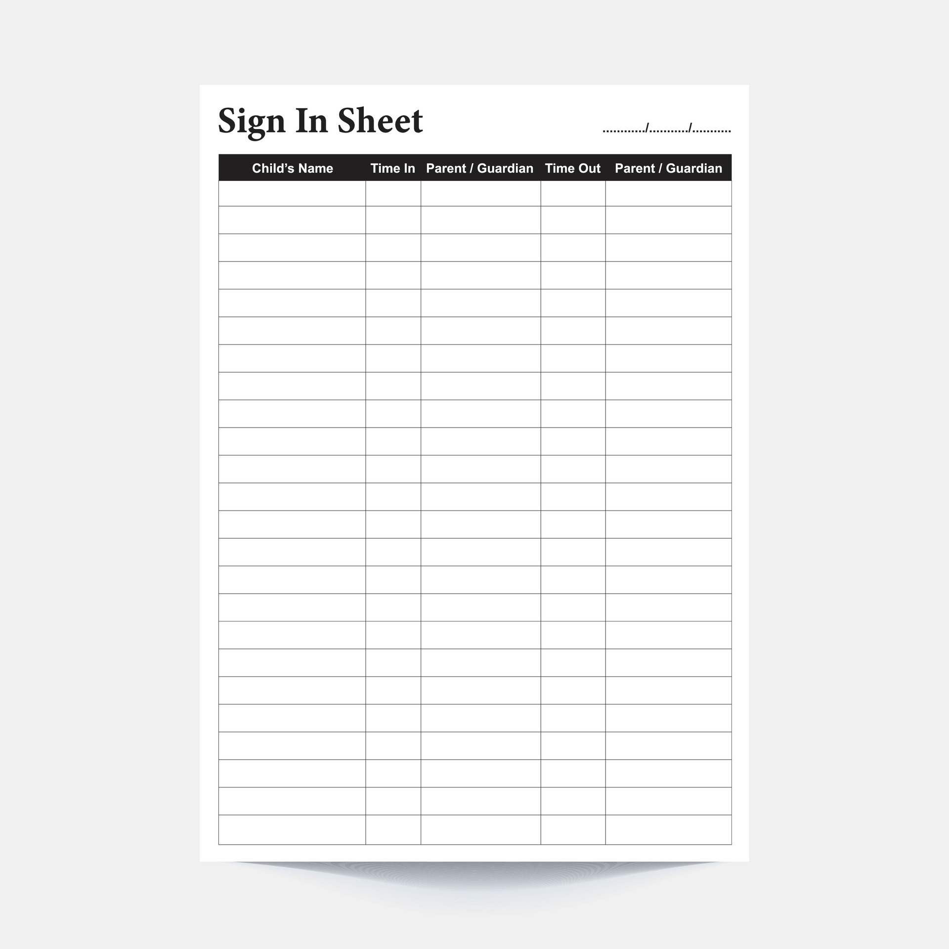 Childcare Sign In Sheet Daycare Sign In And Out Sheet Daycare Sign In And Out Sheet Pdf Childcare Sign In Sheet Daycare Sign In And Out Sheet Daycare Sign In And Out Sheet Pdf