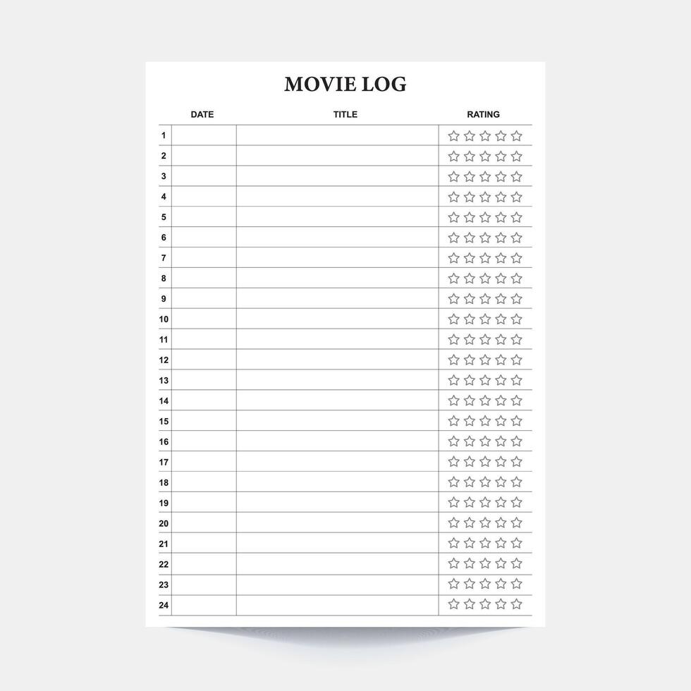 movie tracker,movie log,movie log journal,movie challenge,movie planner,movie tracker insert,movie watched log,movie ratings,movie watched log,movie list vector