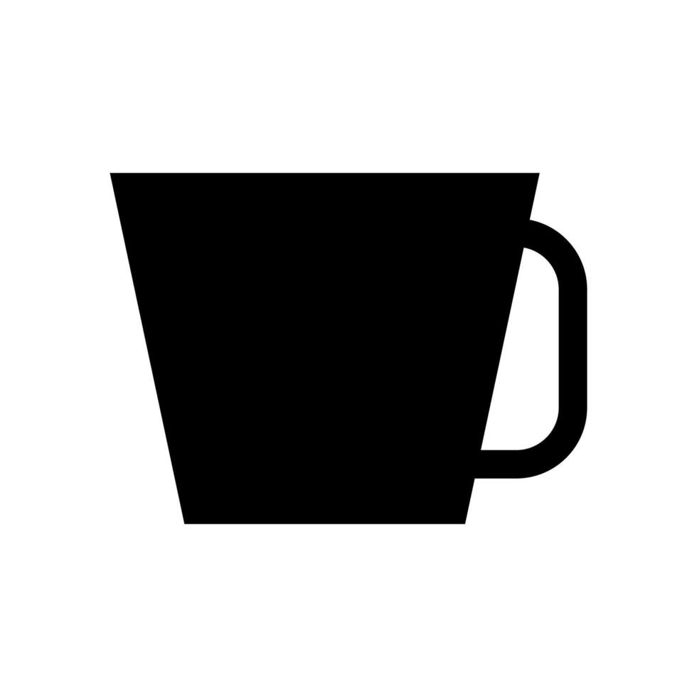 Coffee cup icon on white background vector