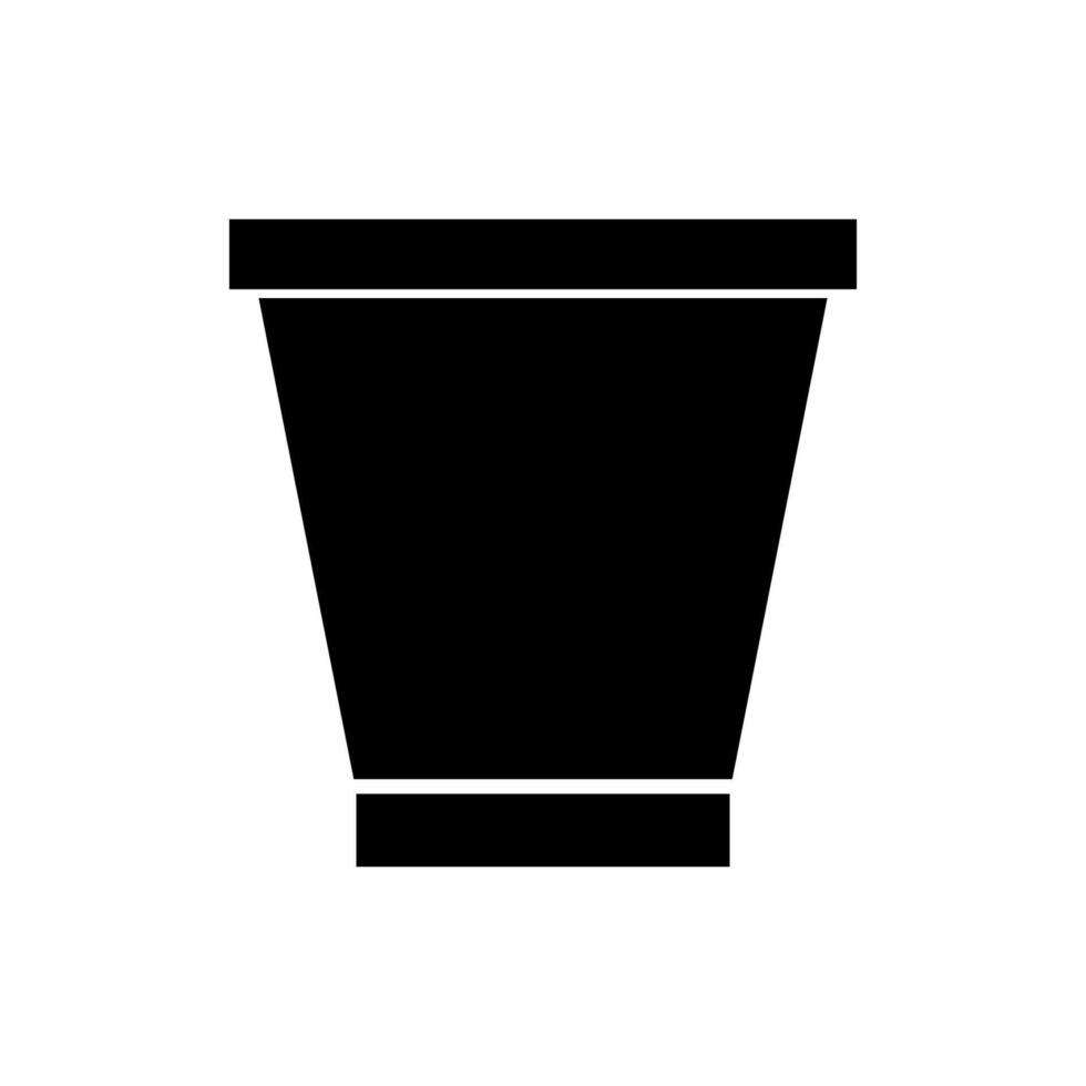 café cápsula icono en blanco antecedentes vector