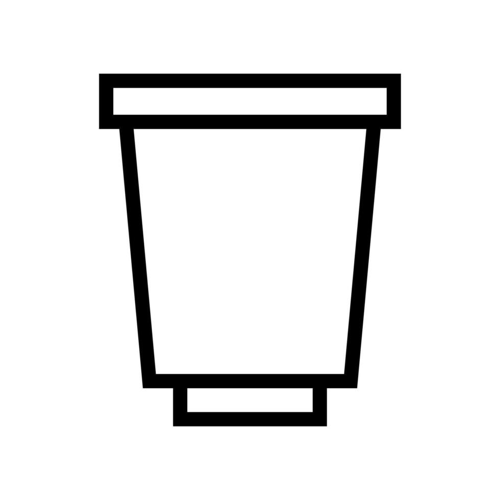 Coffee capsule icon on white background vector