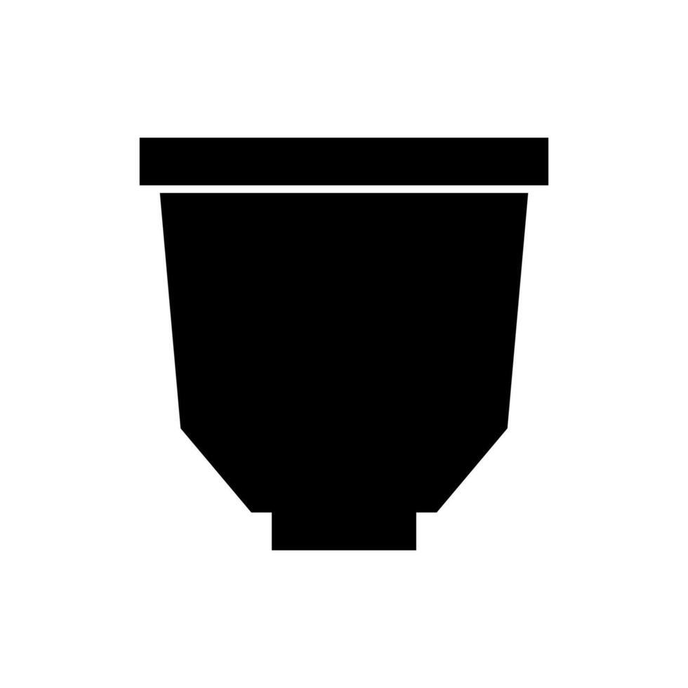 Coffee capsule icon on white background vector