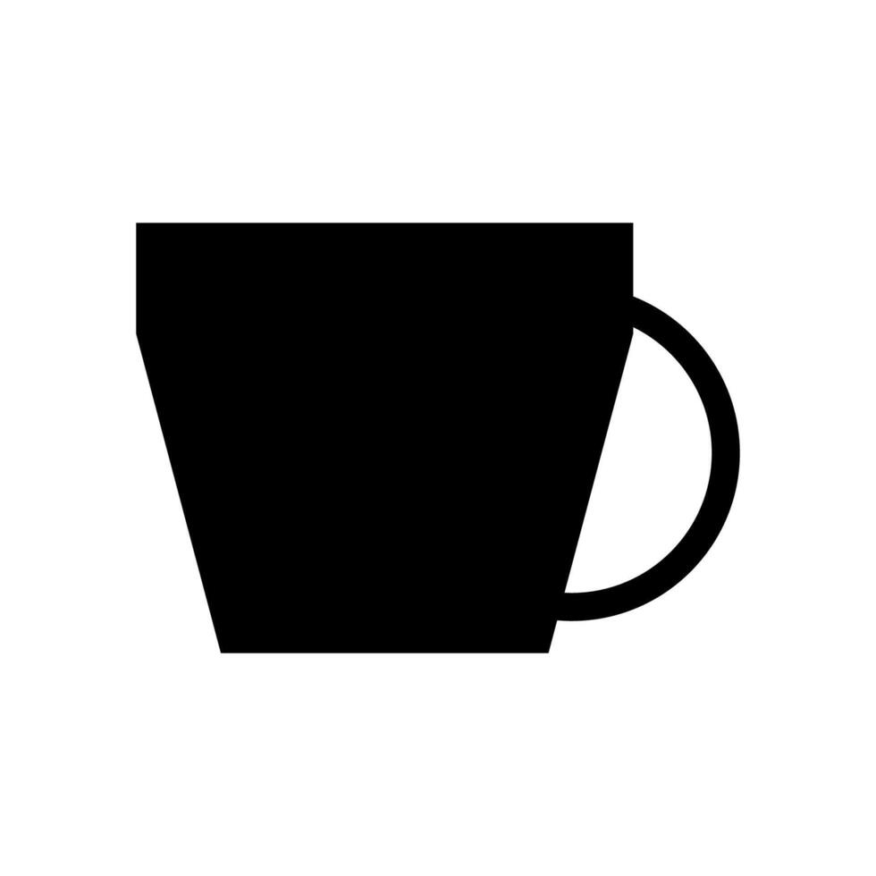 icono de taza de café sobre fondo blanco vector