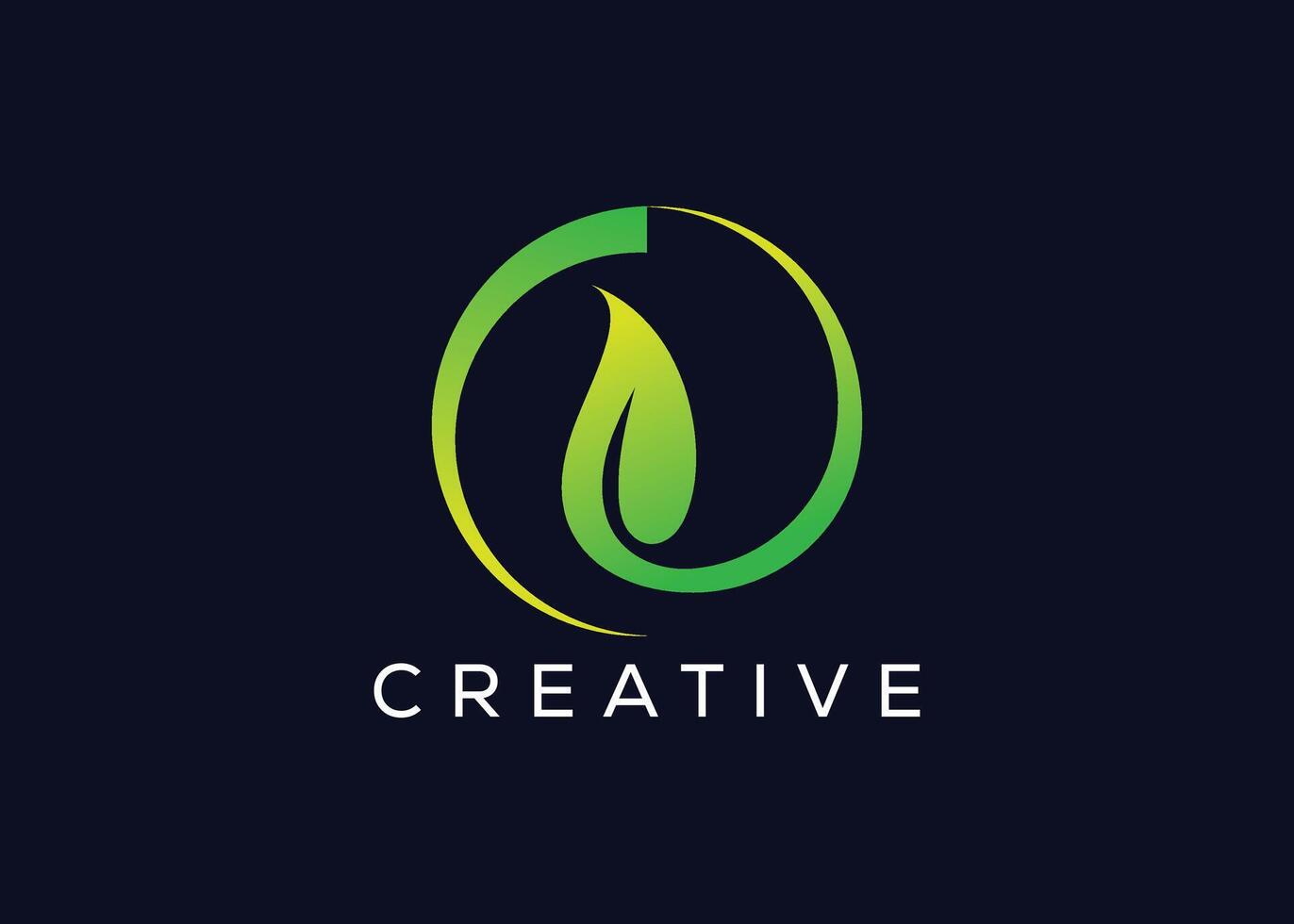 Creative and minimal colorful Leaf logo template. Modern Leaf colorful logo vector